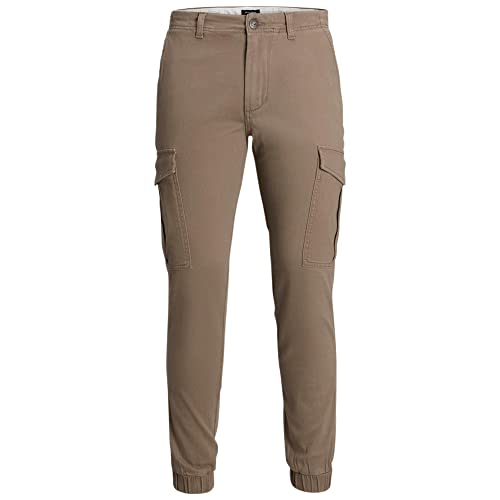 Jack & Jones JPSTMARCO JJJOE Cuffed AKM Pantalon Cargo, Falcon, 33W x 30L Homme