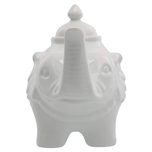 Bia Cordon Bleu 28-Ounce Elephant Teapot, White #TOP1