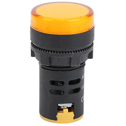 Lâmpada indicadora LED, luz de indicação de sinal amarelo 10PCS para instrumentos e equipamentos par