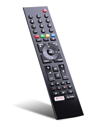 GOUYESHO RC3214801/03 Fernbedienung Passend für Grundig Smart TV with TP1187R-5 TS1187R-5 RC32148211/02 TP7187R 313923827833 RC3214801 03 RC32148211 02 ErsatzFernbedienung