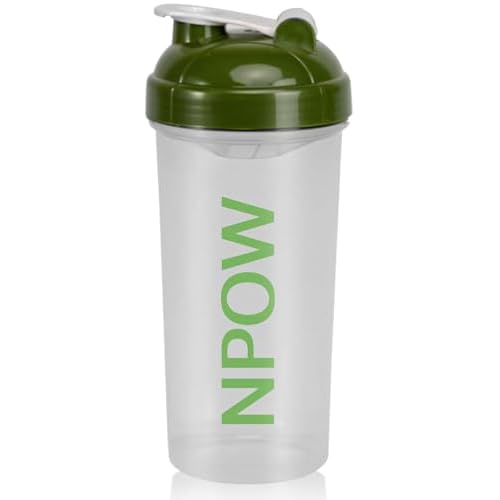 Protein Shaker Bottle for Shakes – Gym Bottles, Shaker for Protein Shakes, Powder Smoothie Bottles To Go, Sport Supplements Shakers, Pre Workout Bottle Shakers, Gym Cup