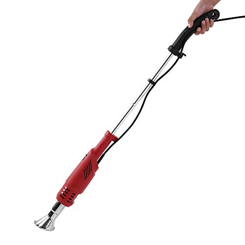 Elektrisch Unkrautbrenner, Elektrisch Unkraut Abflammgerät Elektrischer Unkrautvernichter Unkraut Brenner, für unkrautfreien Garten Gehweg Eis Schnee Bedachung 60-650℃