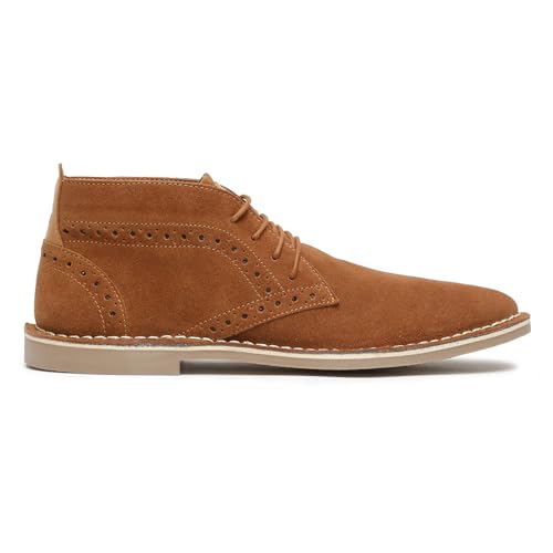 LOUIS STITCH Men's Olive Green Italian Suede Leather Moccasin Loafer Designer Tassel Stylish Casual Shoes for Men (SUMCTA) (Size-10UK)