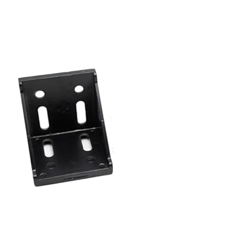 1/5/10pcs 2020 2028 3030 4040 4080 6060 Black Thickened Aluminum Profile Connector CNC Router Aluminum Angle Bracket ( Color : 6060 1pcs Black )