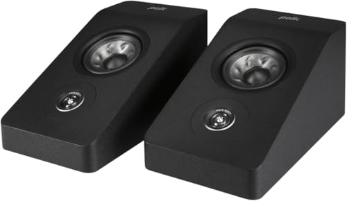 Image of Polk Audio Reserve R900 Height Module Speaker for 3D, Multidimensional Sound, 1" Pinnacle Ring Tweeter & 4" Turbine Cone Woofer, Hi-Res Certified, Dolby Atmos & IMAX Enhanced, Wall Mountable, Black