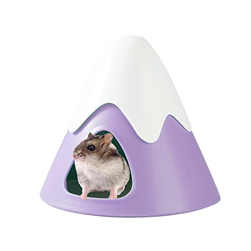 Acsist Hamster Hideout Snowy Mountain Shape, Cute Small Animal Hideaway ...