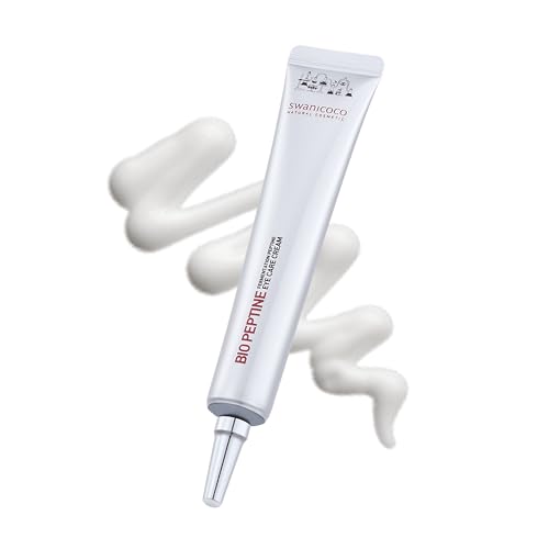 Pregnancy Safe Fermentation Peptine Eye Care Cream Under Eye Cream with 8 Peptides and Niacinamide, Anti Aging Eye Cream for Wrinkles & Crows Feet Korean Skincare 20ml 0.68 Fl Oz