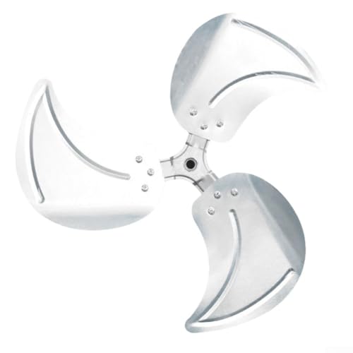 FABULETTA Thickened Industrial Floor Fan Blades, Heavy Duty Aluminium Alloy Leaves, 12 14 16 Inch Replacement Parts for Standing Air Circulator Units(12inch)