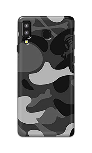Image of Printed Hard Back Cover Case for Samsung Galaxy A8 Star Back Cover (Army Pattern) -1302