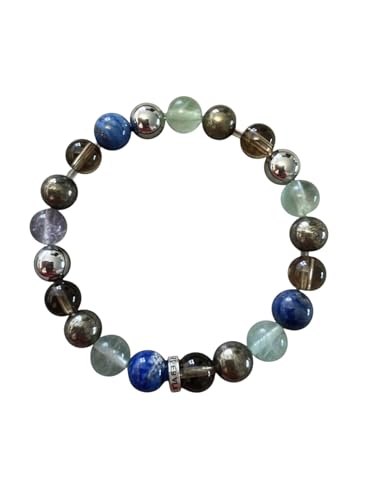 Concentration et vitalité mentale bracelet mémoire pierres naturelles clarté d'esprit