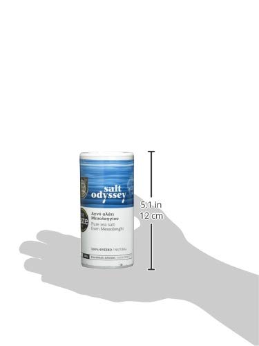 Salt Odyssey – Reines griechisches Meersalz aus Messolonghi, 280 g, 4er Pack (Gesamt 1,12 kg)