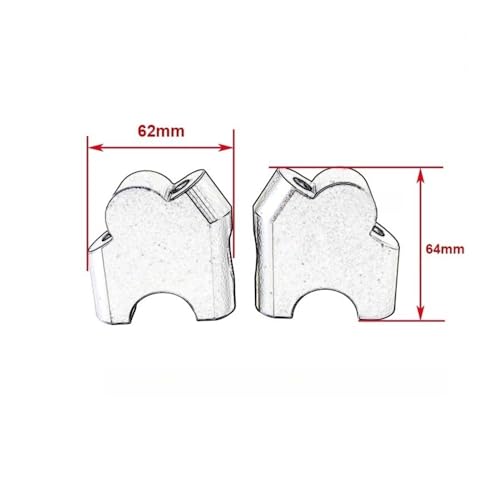 Support de guidon moto F800R riser handlebar aluminium 15-18