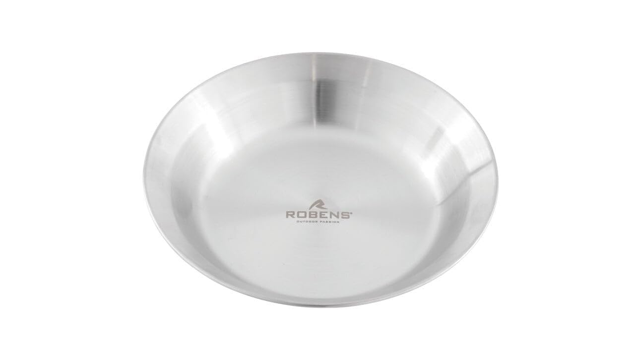 Robens Sierra Steel Meal Set ×2 Komplettes Service, Edelstahl, für Erwachsene, Uni, mehrfarbig, Einheitsgröße