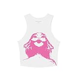 Melanie Martinez Creature Ribbed Tank Top, Cream, Small