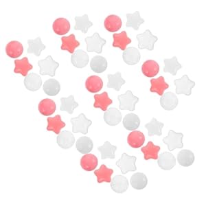 ifundom 100pcs Colorful Star Ocean Balls for Baby Playpen Ball Pits Kids Pool Toys Beach Party Decorations for Indoor and Outdoor Fun