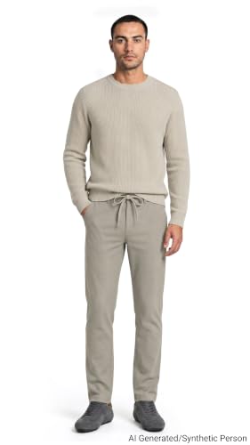 Image of BOSS Men's Techno Twill Tapered Chino Trousers