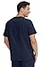 KOI Basics Bryan Men's 1-Pocket Tuck-in Scrub Top Navy X-Large