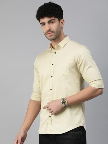 Image of Majestic Man Men Classic Slim Fit Pure Cotton Casual Shirt