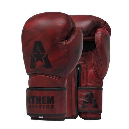 Anthem Athletics Stormbringer Full Grain Leather Boxing Gloves 16 oz Men & Women Muay Thai Gloves...