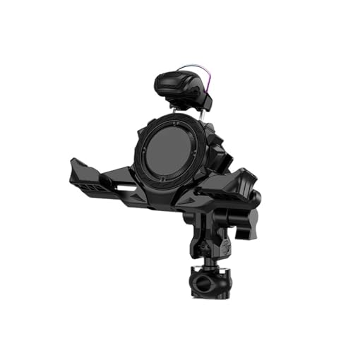 Support navigation GPS moto avec chargement sans fil antichoc noir rigide