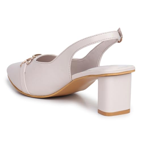 Image of TRASE Block Heels Sandals for Women, Flashy-I Stylish & Comfortable Footwear
