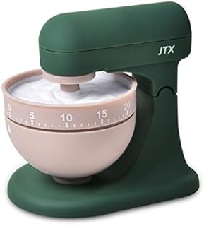 JTX Kitchen Timer Cooking Timer Reminder 60-Minute Mechanical Countdown Clock Time Management, Boiling