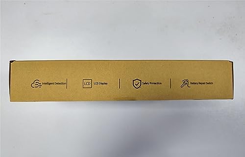 BONAI LCD Ładowarka Akumulatorów AA AAA 9 V Ni-MH Ni-CD, Inteligentna ładowarka, 9 Gniazd Uniwersalna ładowarka do akumulatorów Zasilaczem Sieciowym