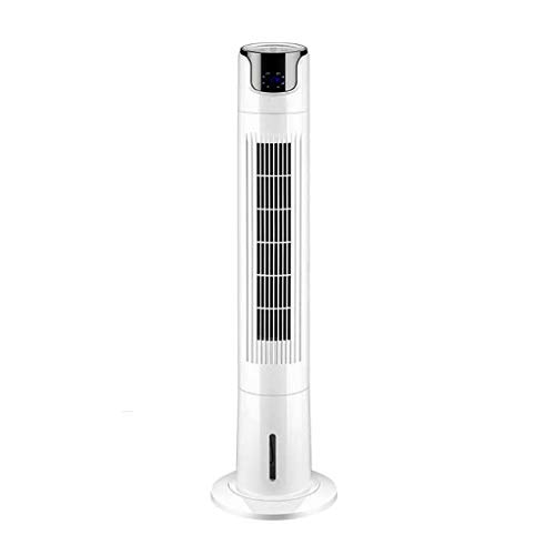 LC Display Turmventilator Mit IR-Fernbedienung Mit Raumthermometer Mit 3 Geschwindigkeitsstufen Oszillierend 65° Weiß 108 cm