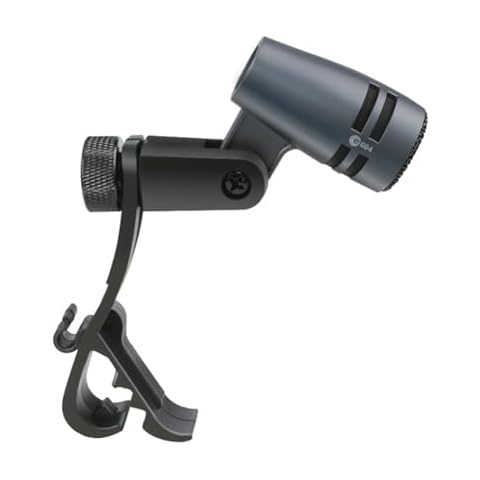 BTuregsau E604 Wired Dynamic Microphone Cardioid Instrument Drum Microphone with Clip Arm Mount Suitable for Drums Instruments Cover