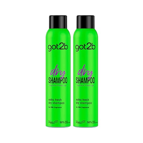 Tropical Gold G2B Dry Shampoo Extra Fresh 200ml x2 – Refreshing, Volumizing, Oil Absorbing Hair Spray for Instant Clean & Fresh Hair