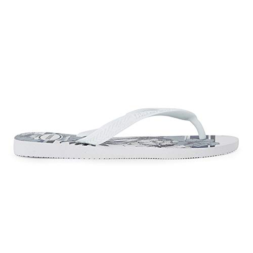 Sandalias Havaianas Aloha Havaianas Aloha Masculino Branco/Branco/Branco 39/40