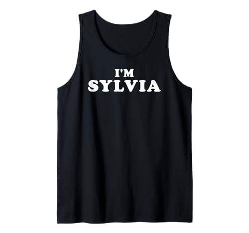 Soy Sylvia, Mi Nombre Es Sylvia, Soy Sylvia, Personalizado Camiseta sin Mangas