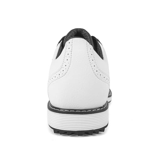 Image of THESTRON Men Golf Shoes Waterproof Professional Golf Footwears Spikes Spikeless Golf Walking Sneakers Turf Sports Golf Training Sneakers for Men