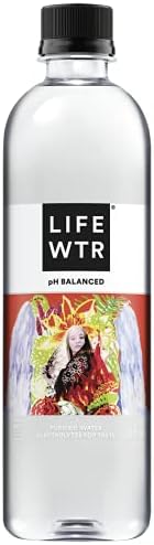 LIFEWTR, Premium Purified Water, pH Balanced with Electrolytes For Taste, 500 mL (6 Pack) (Packaging May Vary