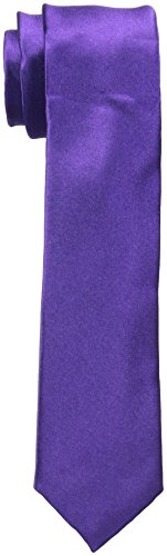 Original Penguin Men's Solid Satin Super-Slim Tie