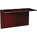 Lorell Prominence 2.0 Bridge, Mahogany Laminate Surface, Thermofused Melamine