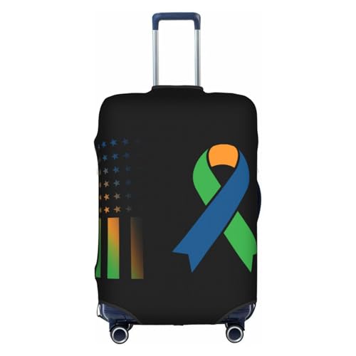 Travel Luggage Cover National Minority Health Month Fashion Washable Baggage Suitcase Protector Fit For Luggage Medium