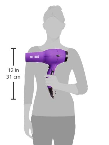 Hot Tools Pro Artist 1875W Turbo Ionic Dryer | Smooth, Frizz Free Blowouts (Purple) #TOP6