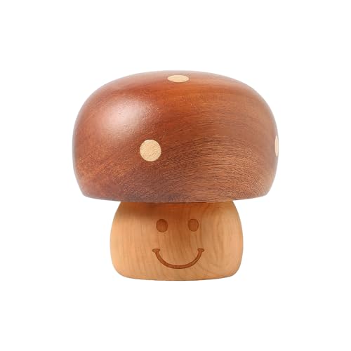 Caja de música con mecanismo de hongos con texto en inglés «You are my sunshine», adorable regalo de recuerdo de madera para niños, cumpleaños, Navidad, decoración del hogar, baby shower, regalo