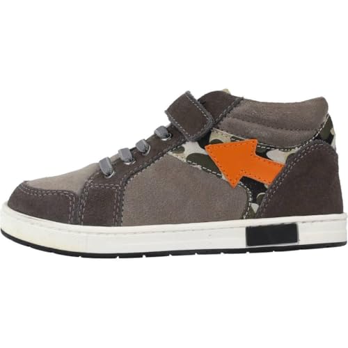 Chicco 1068194C Gris : bottes bébé en cuir uni avec scratch - 2
