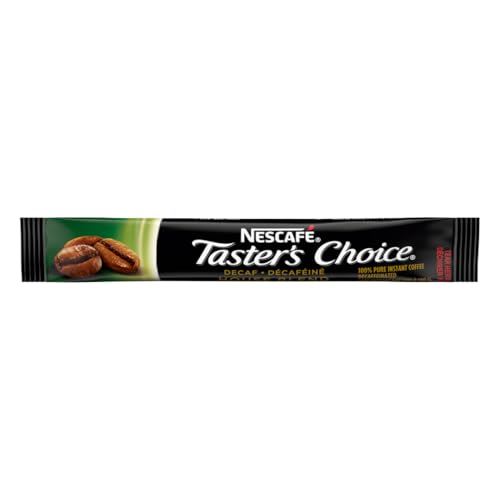 Nescafe Taster's Choice, House Blend, Instant Coffee Packets, Decaf, Light Roast, 80 Singles Per Box (Pack of 6)