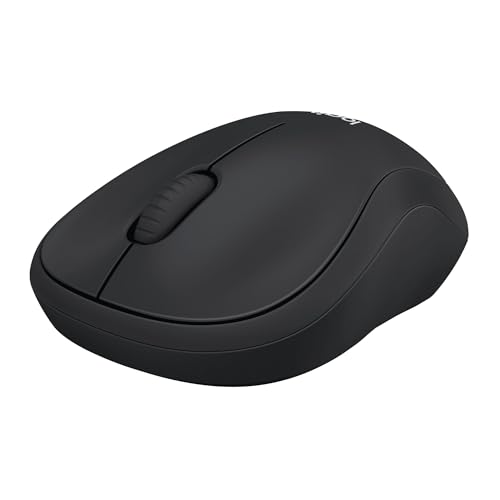 Logitech M220 SILENT Kabellose Maus, 2,4 GHz mit USB-Empfänger, 1000 DPI Optical Tracking, 18 Monate Batterielaufzeit, Für Links- & Rechtshänder, Kompatibel mit PC, Mac, Laptop - Grau
