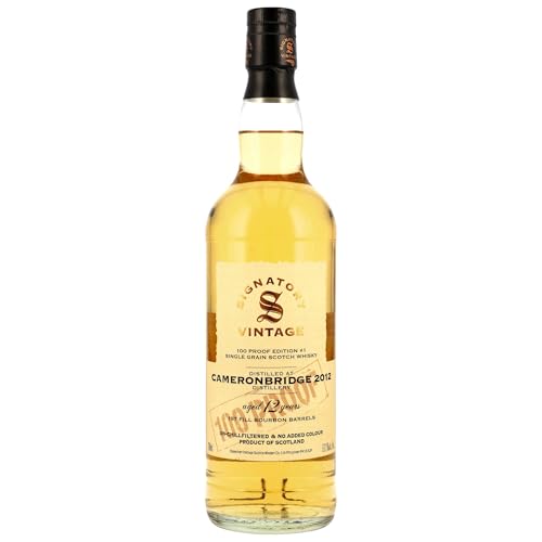 Cameronbridge 2012 Signatory Vintage 100 Proof Edition Single Grain Whisky (1x0,7l)