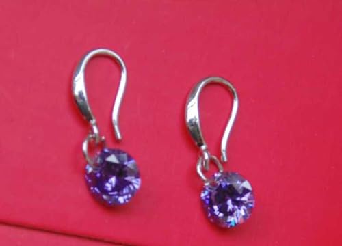 Image of Nilu's Collection Enchanting Light Weight Cubic Zircon Crystal Drop Earrings for Women and Girls, for Daily Use, Office Use