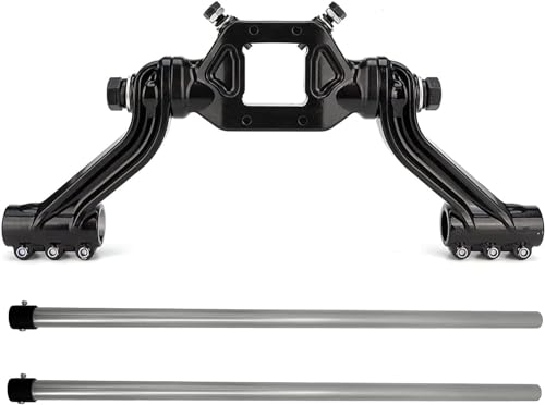 Image of 2 inch Hitch Mounted Mud Flaps, Mud Flaps for Most Pickup Truck, Adjustable Width from 66.75 inch to 97 inch