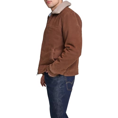 Image of Levi's Men's Faux Leather Laydown Collar Racer Jacket