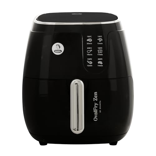 Freidora de Aire OvalFry Zen 6L – Airfryer Sin Aceite, 1700W, 8 Programas, Pantalla Táctil, Cesta...