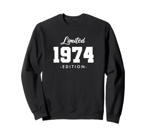 Retro 49 Años Nacido en 1974 Edición Limitada 49 Cumpleaños Sudadera