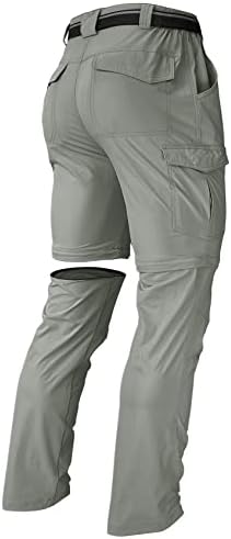 Men's Hiking Pants Convertible Zip Off Lightweight Waterproof Qui...