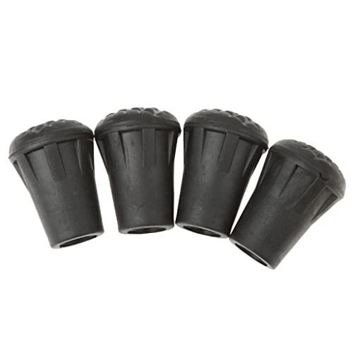THE STYLE SUTRA®4pcs Replacement Rubber Ends 3cm Length Tips Walking Trekking Pole Protector